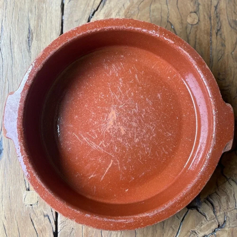 Vintage Moroccan Clay Tagine Cooking Vessel